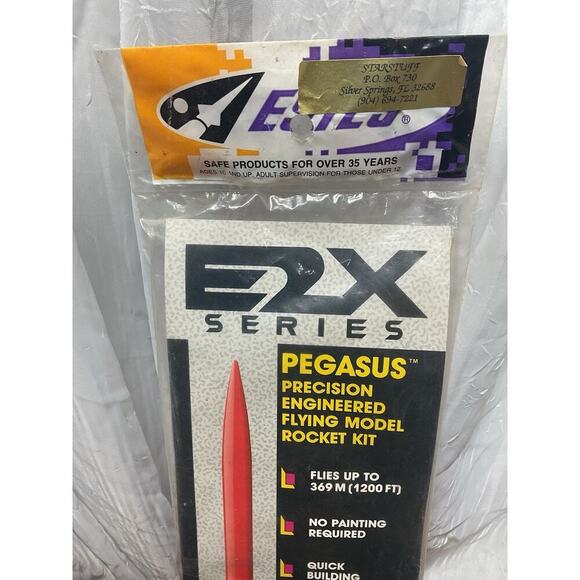 Estes E2X Series Flying Model Rocket Pegasus Rocket - EST 2076 New Sealed - Picture 2 of 10